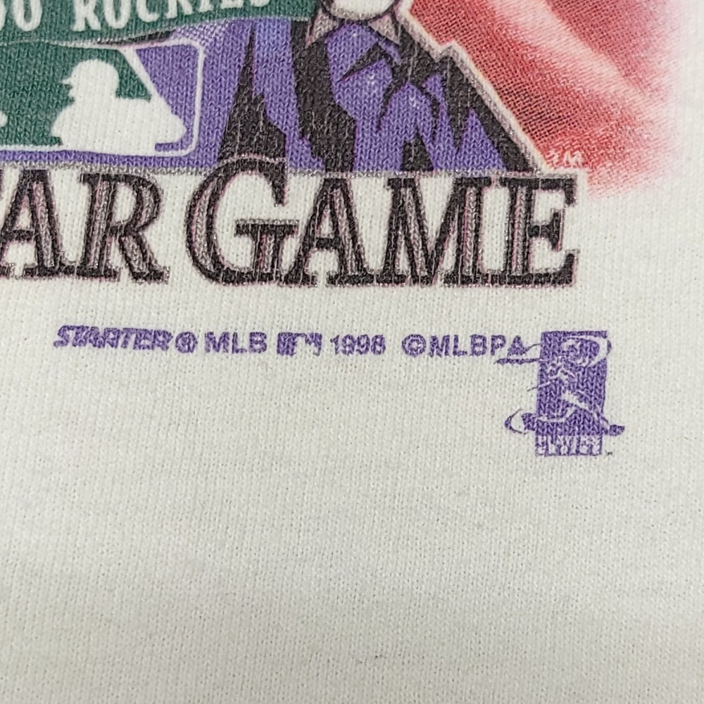 Vintage Mark McGwire T Shirt 90s‎ Starter 1998 Baseball All Star Game Mens Large - Picture 4 of 8